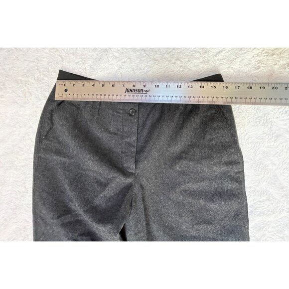 Marc Jacobs Womens Wool High Rise Cropped Capri Pants Size 8 Dark Gray Casual - Picture 9 of 12